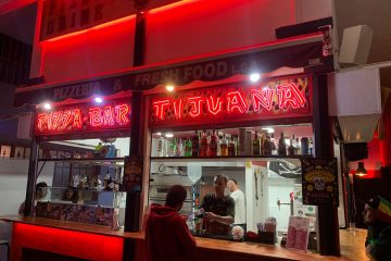 Neon flex Pizzeria Tijuana las Americas