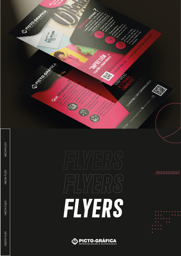 flyers Tenerife diseño profesional imprenta