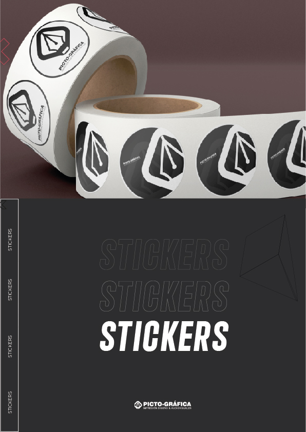 pegatinas personalizadas Tenerife stickers redondos brillo mate