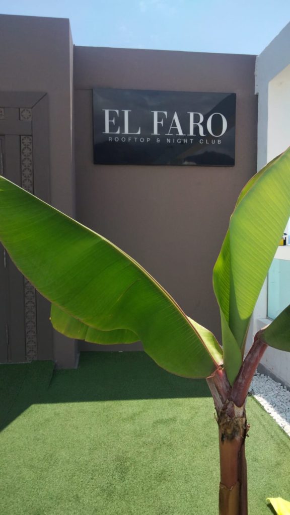 Cartel para exterior discoteca el faro