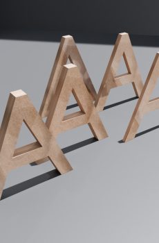 Letras de Madera