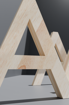 Letras de Madera