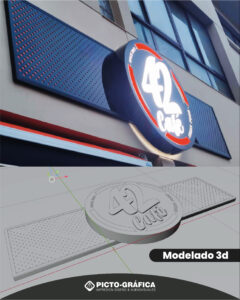 ROTULO LUMINOSO CAFE 42 CON CORPOREAS SOBRE LOCAL COMERCIAL EN SAN ISIDRO TENERIFE