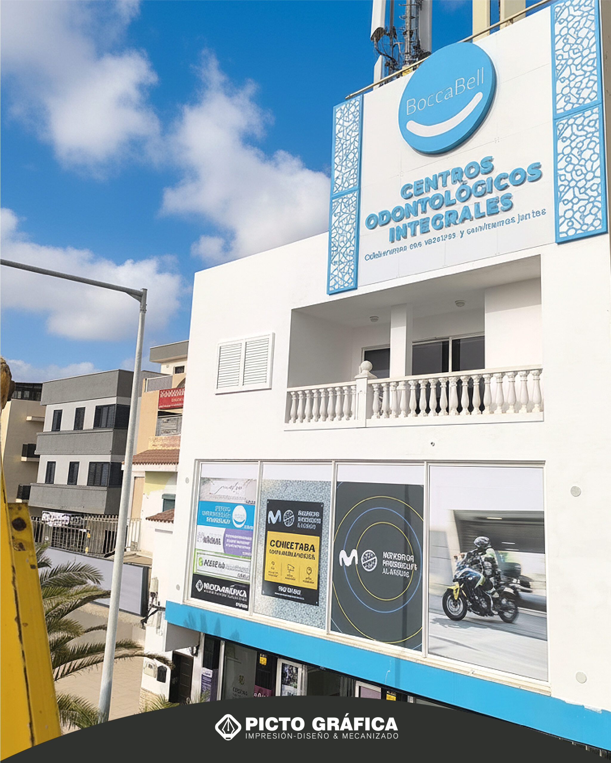 fabricación CNC para rótulo luminoso en Tenerife